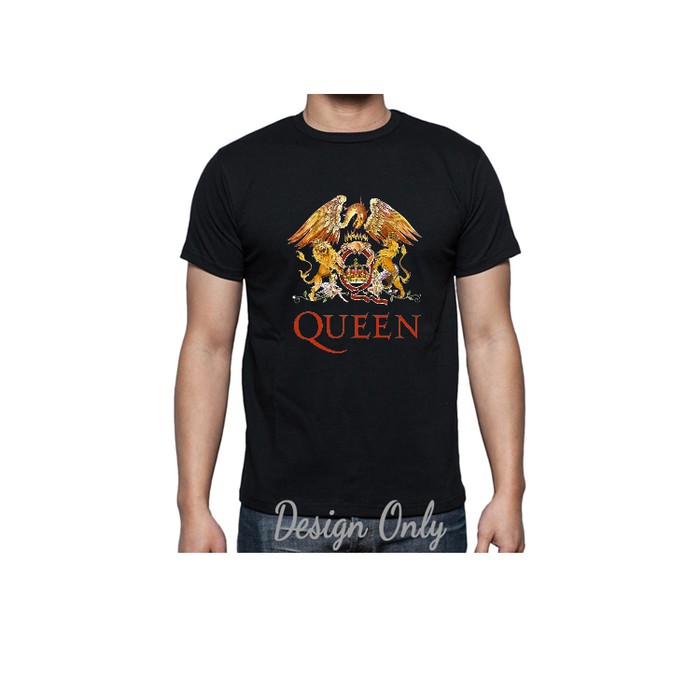 Kaos Band Queen - Queen Logo - By Crion