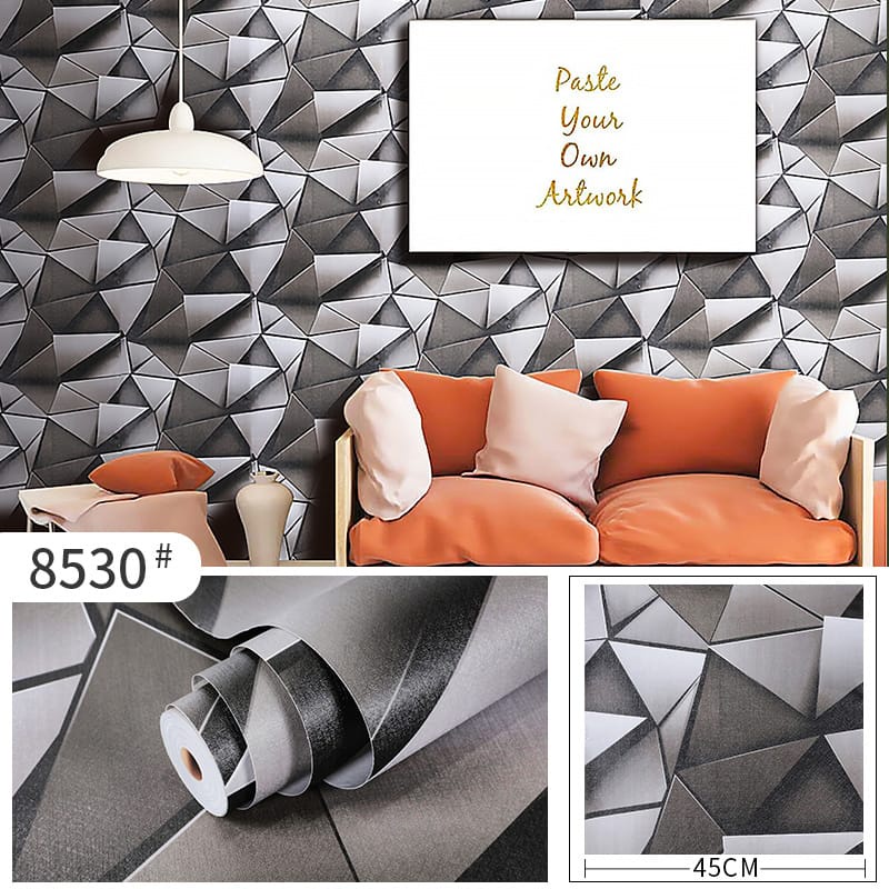 WALLPAPER DINDING MOTIF 3D 45x1000 Cm / STIKER TEMBOK TERMURAH-8