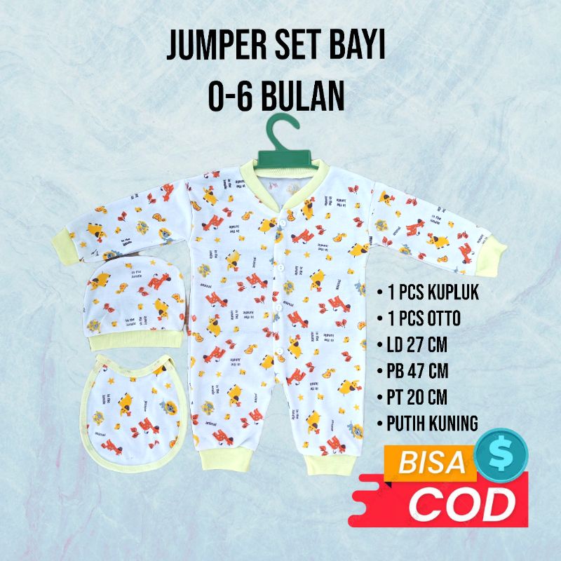 Baju bayi Jumper set / setelan baju bayi panjang