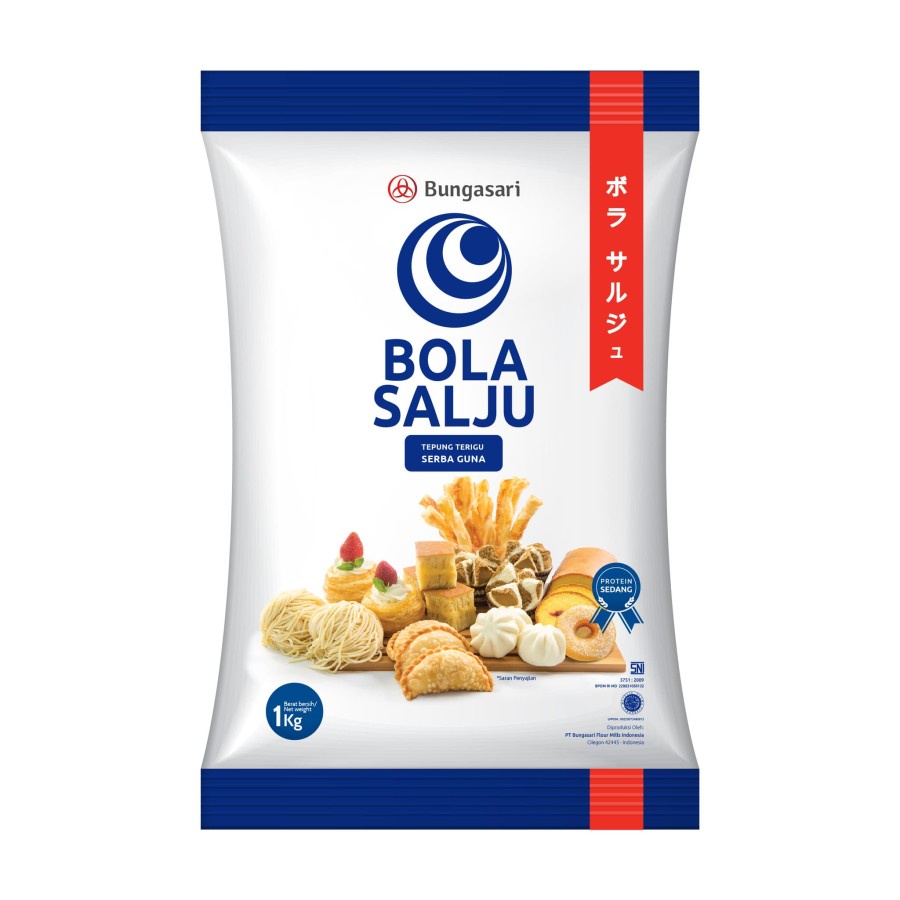 

Bungasari Bola Salju Tepung Terigu Premium Serba Guna 1 Kg x 10