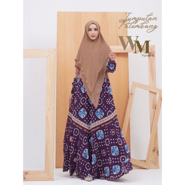 JUMPUTAN PALEMBANG dress syari original wm signature