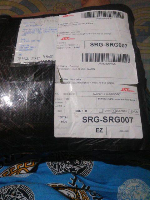 Sprei Homemade Motif Bunga 1