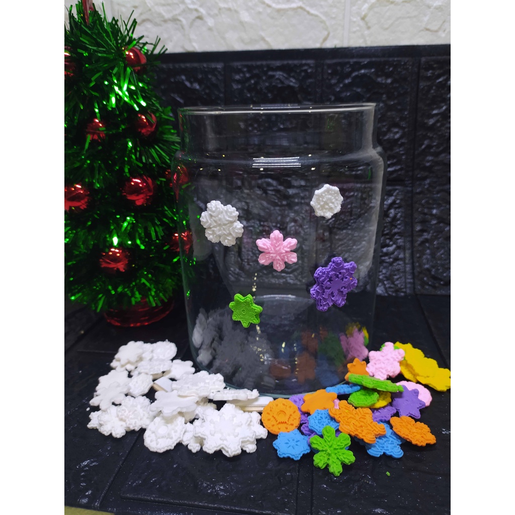 Snowflake RUBBER - Aksesoris Cantik Hiasan Natal