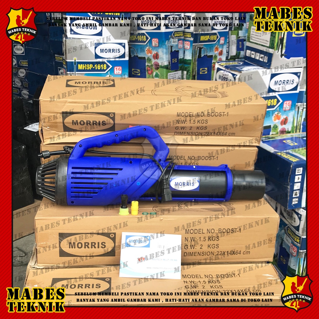 MORRIS BOOST-1 / BOOSTER ELECTRIC SPRAYER - PENYEMPROT HAMA EMBUN