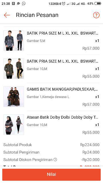 Bisa Pisah Batik Couple Keluarga Sania Ruffle Ori Ndoro Jowi Termurah