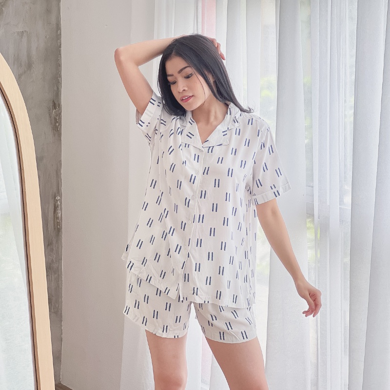 Cammomile 2102017 Piyama Pendek Krah 002-5