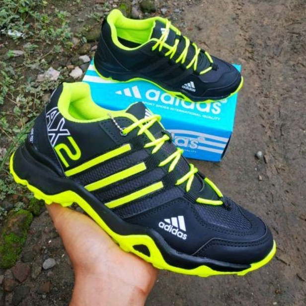 Sepatu Adidas AX2 Man Import Premium Running Fitnes Olahraga Lari Gym Fitnes Sport Pria Cowok Murah