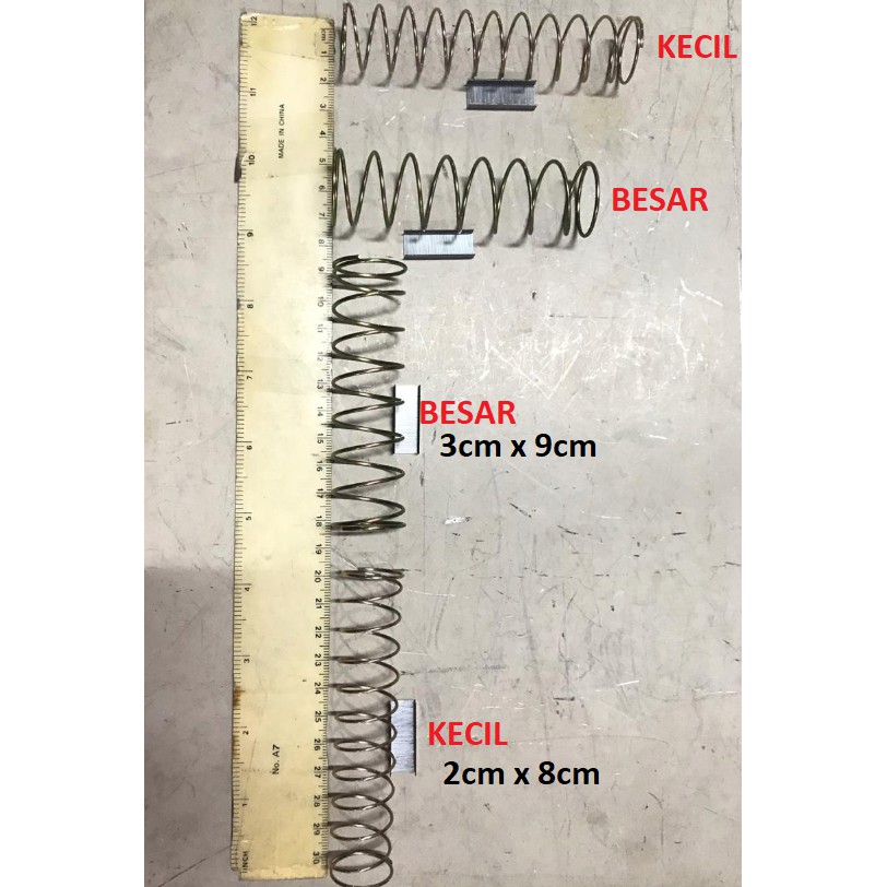 Per besi seal karet below Pembuangan Mesin Cuci