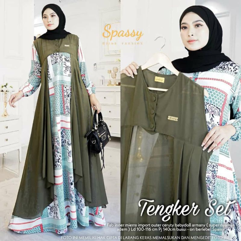 GAMIS TERBARU TENGKER SET - BY  NAZWA