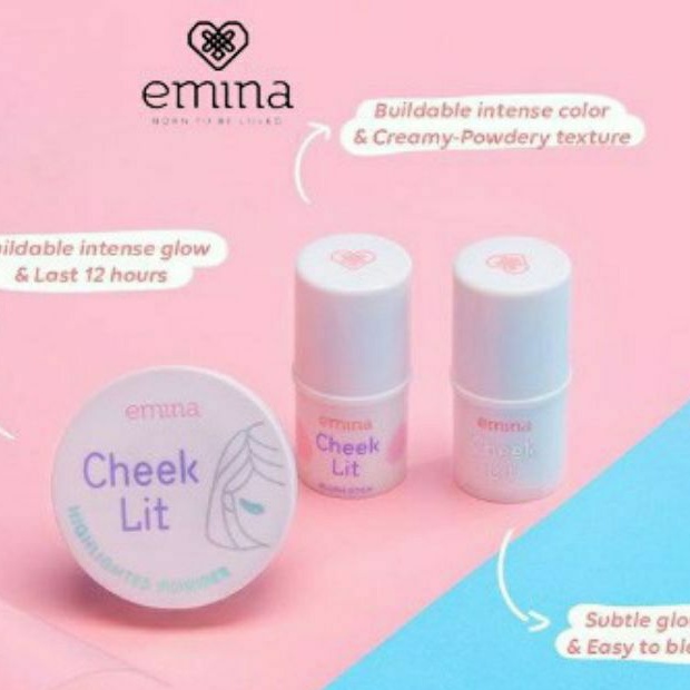 EMINA Cheeklit Higlighter &amp; Blush stick