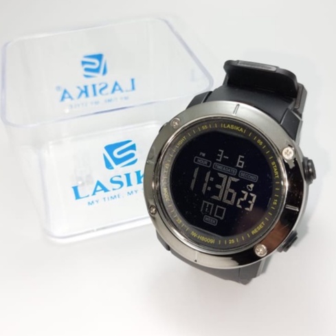 Jam Tangan Digital Sporty Jumbo Pria Lasika 8009 Water Resist Gratis Box