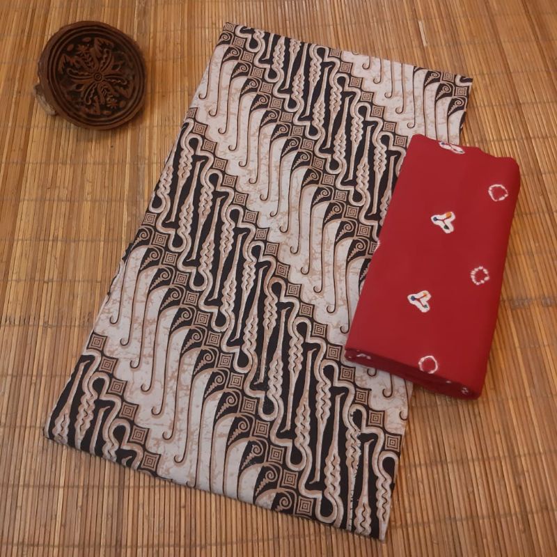 Kain katun Batik Handprint Solo parangt modang