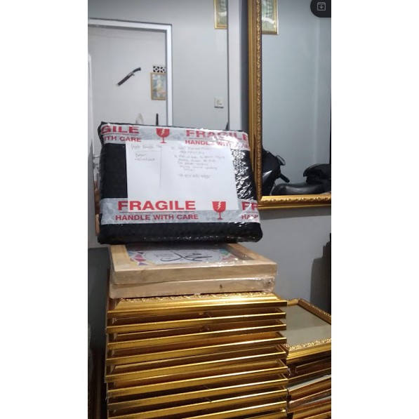 Extra Buble Wrap + Kardus + Stiker Fragile