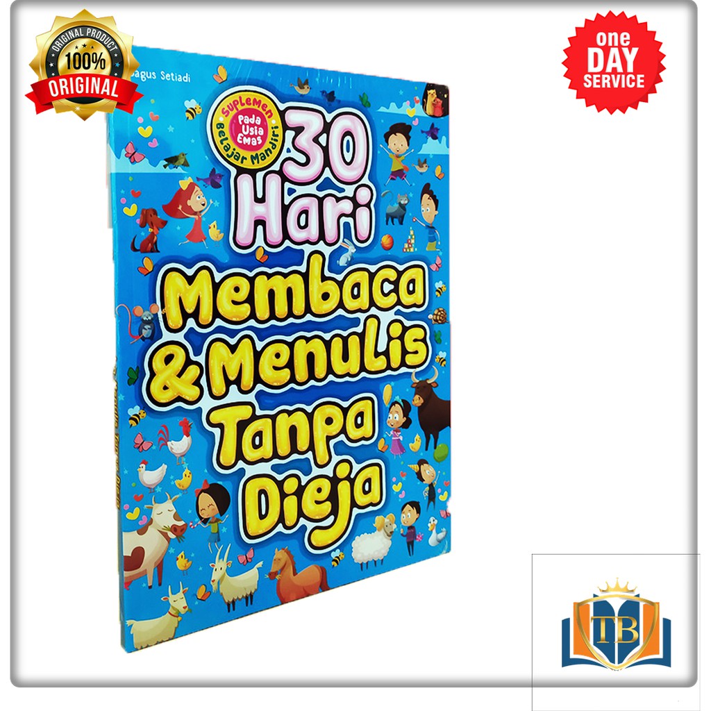 BUKU BELAJAR MEMBACA - BUKU BELAJAR MENULIS - BUKU MEMBACA - BUKU ANAK - 30 HARI MEMBACA DAN MENULIS