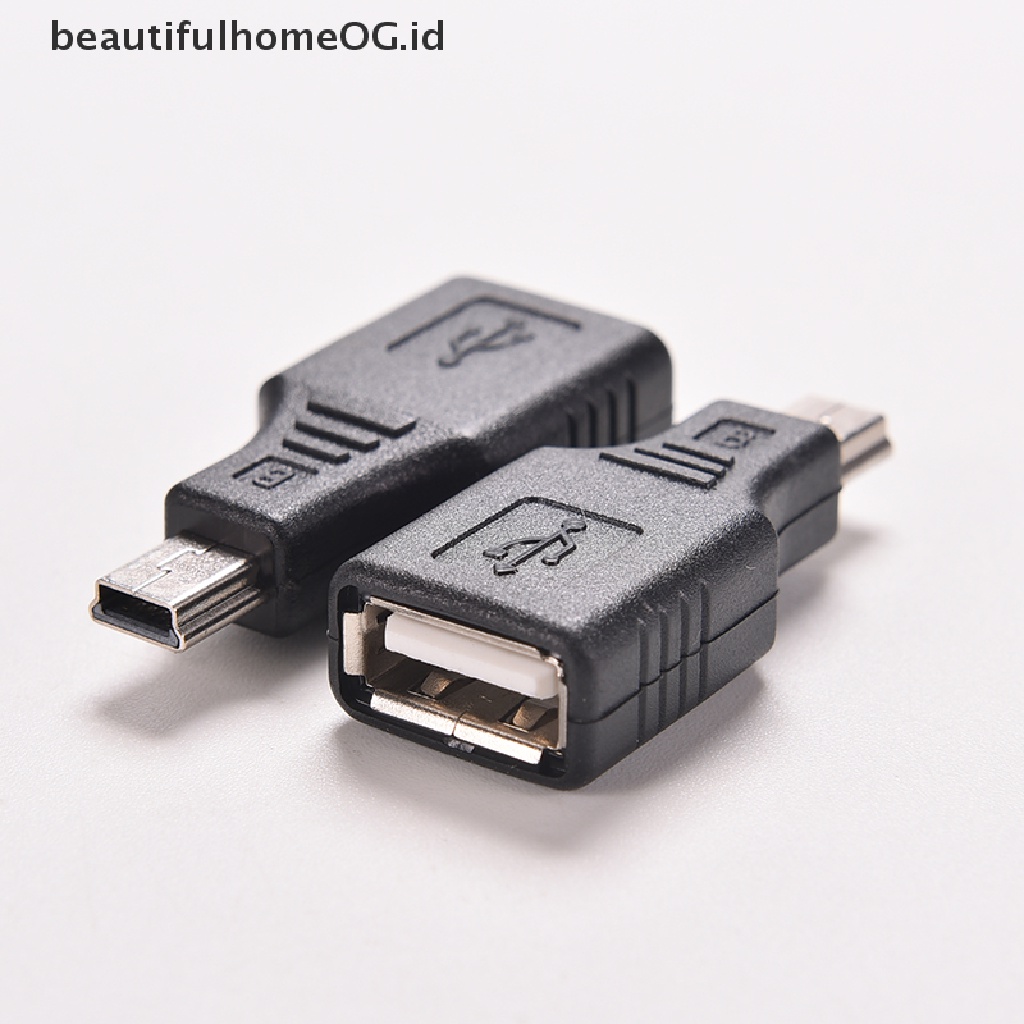 Adapter Kabel Hub USB 2.0 A Female Ke Mini USB B 5 Pin Male