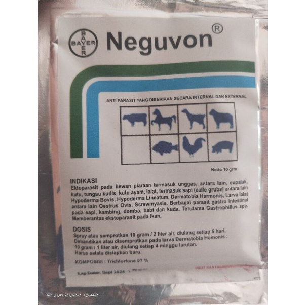 Anti Parasit Dan Kutu Neguvon