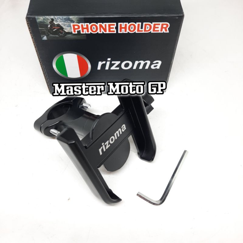 Holder Hp motor stang Rizoma Holden Hp Rizoma USB holder Hp stang usb - none Usb  Holder Hp Universal