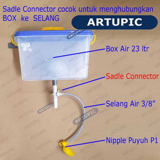 Sadle Connector TMO Konektor Pipa Menuju Selang Air