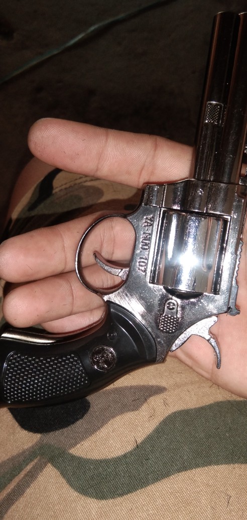 Korek Api Bara Pistol Phyton Revolver