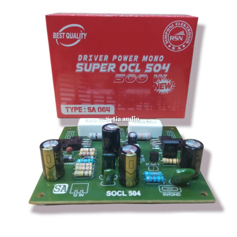 kit power amplifer driver mono SOCL 504