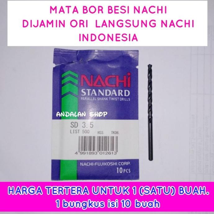 -READY- MATA BOR BESI 3.0MM NACHI / MATA BOR BESI NACHI / MATA BOR 3MM MURAH