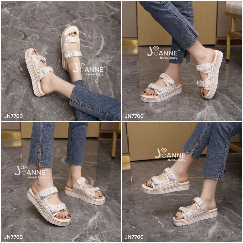 JOANNE Slop Wedges Sandal Gunung #JN7700 ORIGINAL