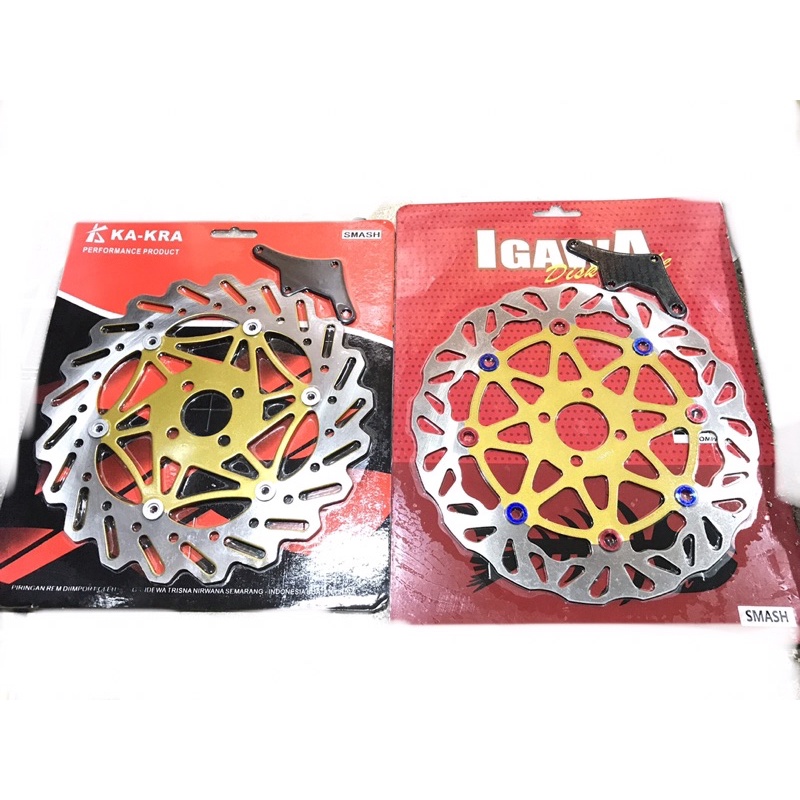 DISC BRAKE 300MM SMASH-smash new-SHOGUN 125 baut 4 bentuk datar smash shogun 125 plus breket model COPIAN PSM