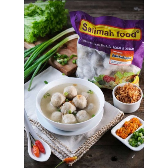 

Bakso Ikan Spesial Salimah Food dengan bumbu