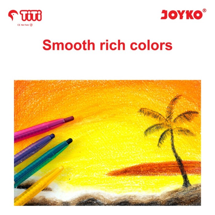

Sale!!! Mini Twist Crayon Joyko 12 Warna Twcr-12 Limited