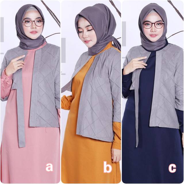 Gamis_[Aluna Miranda] Casul New toboyo import