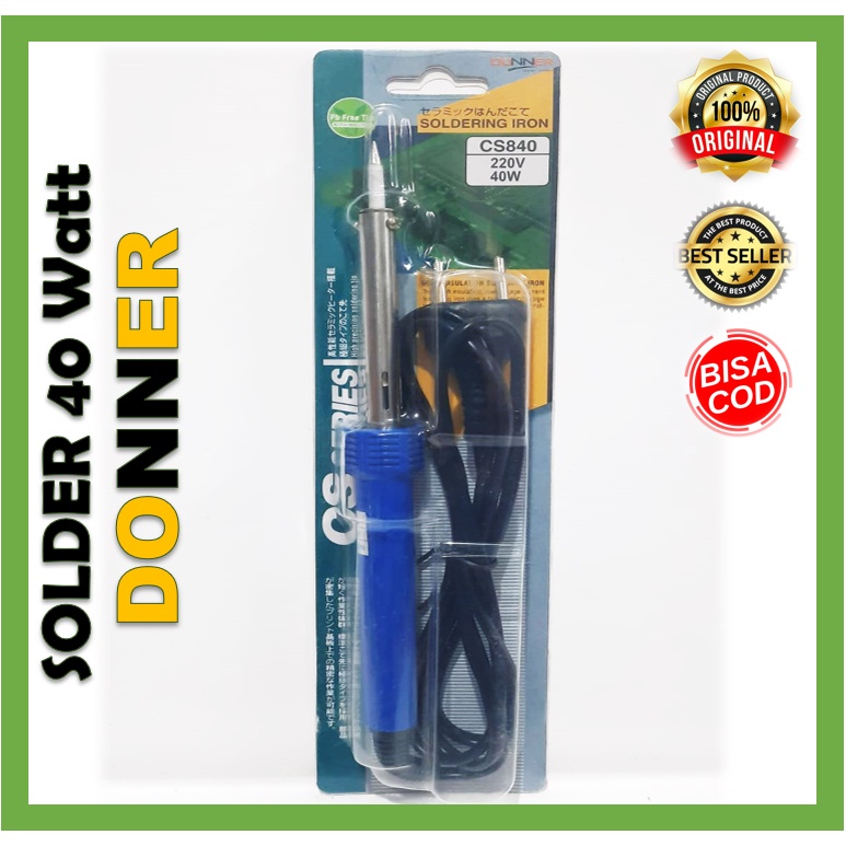 Solder 40watt Donner Soldering Iron