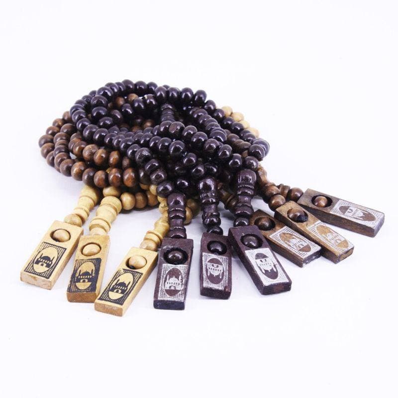 Tasbih kayu mini 33 biji