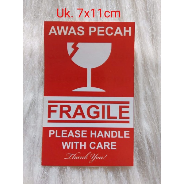 

Stiker FRAGILE TDK bisa CUSTOM