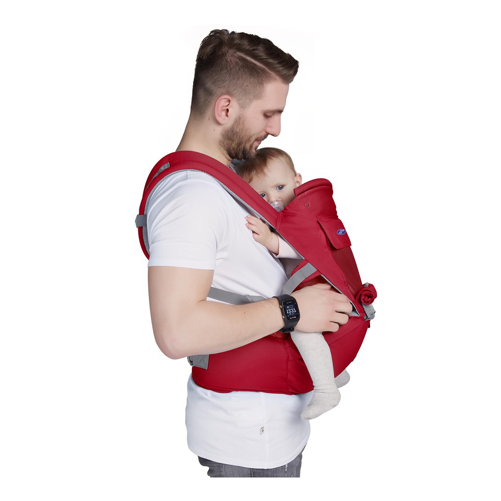 Baby Safe Hip Seat BC006 Merah Gendongan Bayi