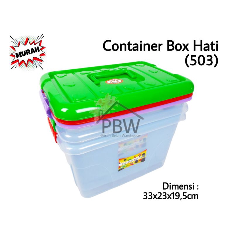 Container Box Hati 503 Plastik Mikiwa / Container Mini Plastik / Box Plastik