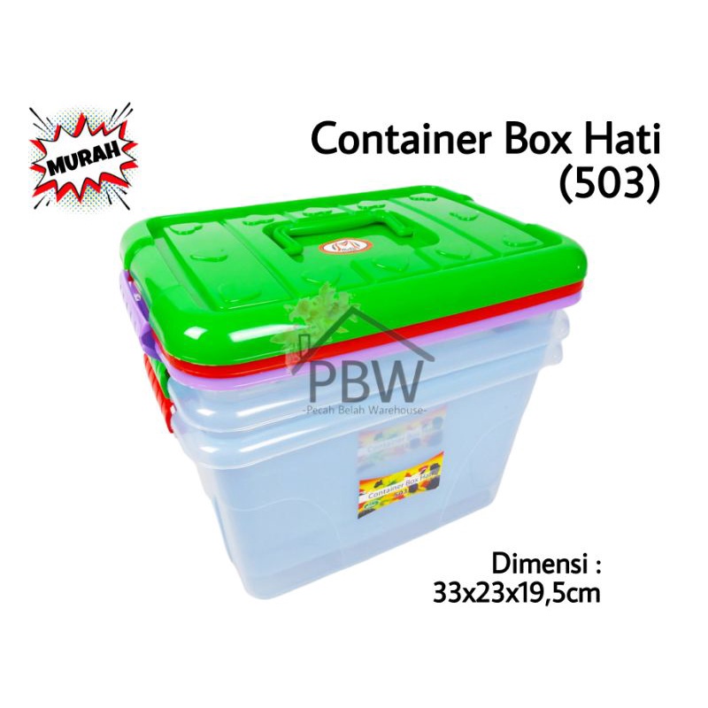 Jual Container Box Hati 503 Plastik Mikiwa Container Mini Plastik