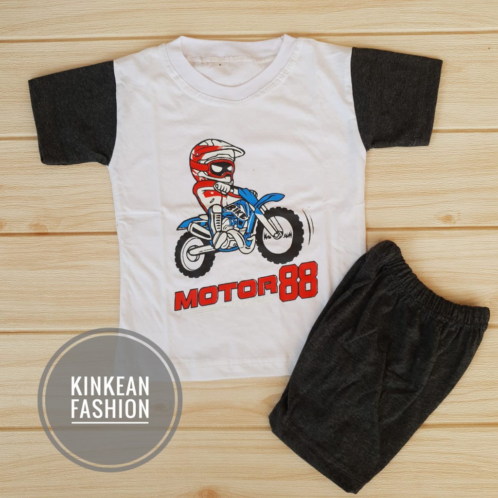 Setelan Kaos Anak / Baju Anak  Size S &quot;1-2 tahun&quot;