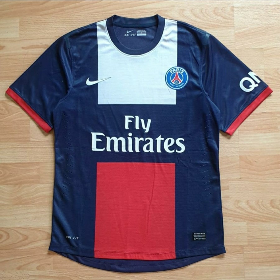 Jersey PSG Paris Saint Germain Home 2013-2014 Baju Bola Prancis France Player Issue PI