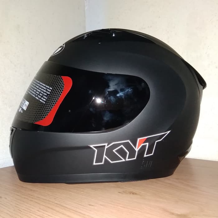 KYT R10 Helm Full Face - Hitam Doff - Black Doff