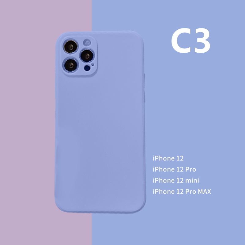 Camera Protector Phone Case OPPO A54 A15 A94 A93 A53 2020 A92 A5S A33 2020 Reno 4Lite Reno 4F Reno 5F A15S F17 F19 PRO A52 A7 A32 A72 A53S Warna Polos Shockproof Soft Back Cover-#C3