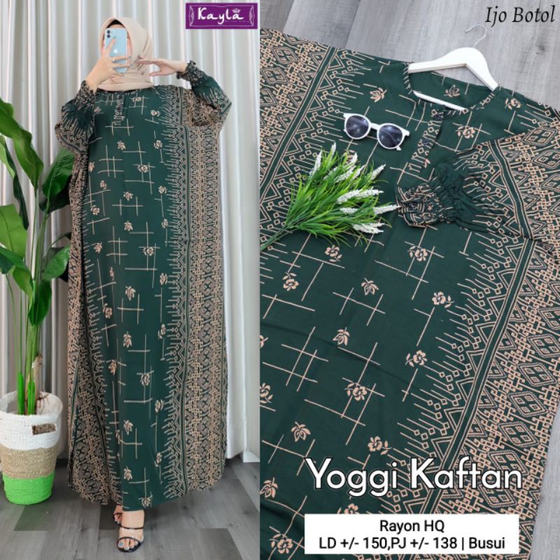 yoggi kaftan by kayla /Fashion wanita /baju lebaran 2022