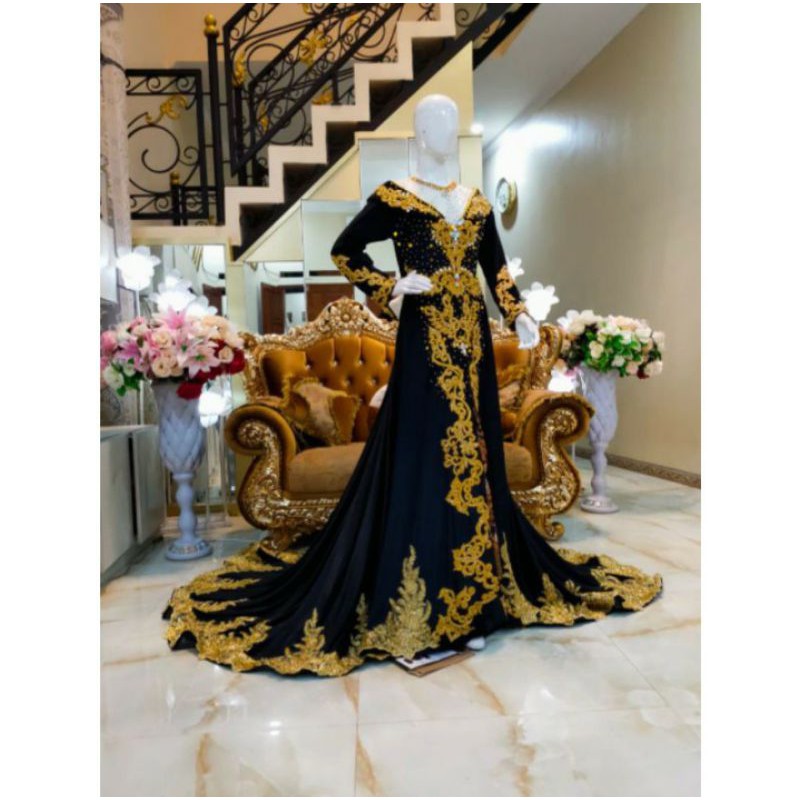 GAUN PENGANTIN BELUDRU BEREKOR//BAJU PENGANTIN ADAT JAWA//MINANG//BAJU