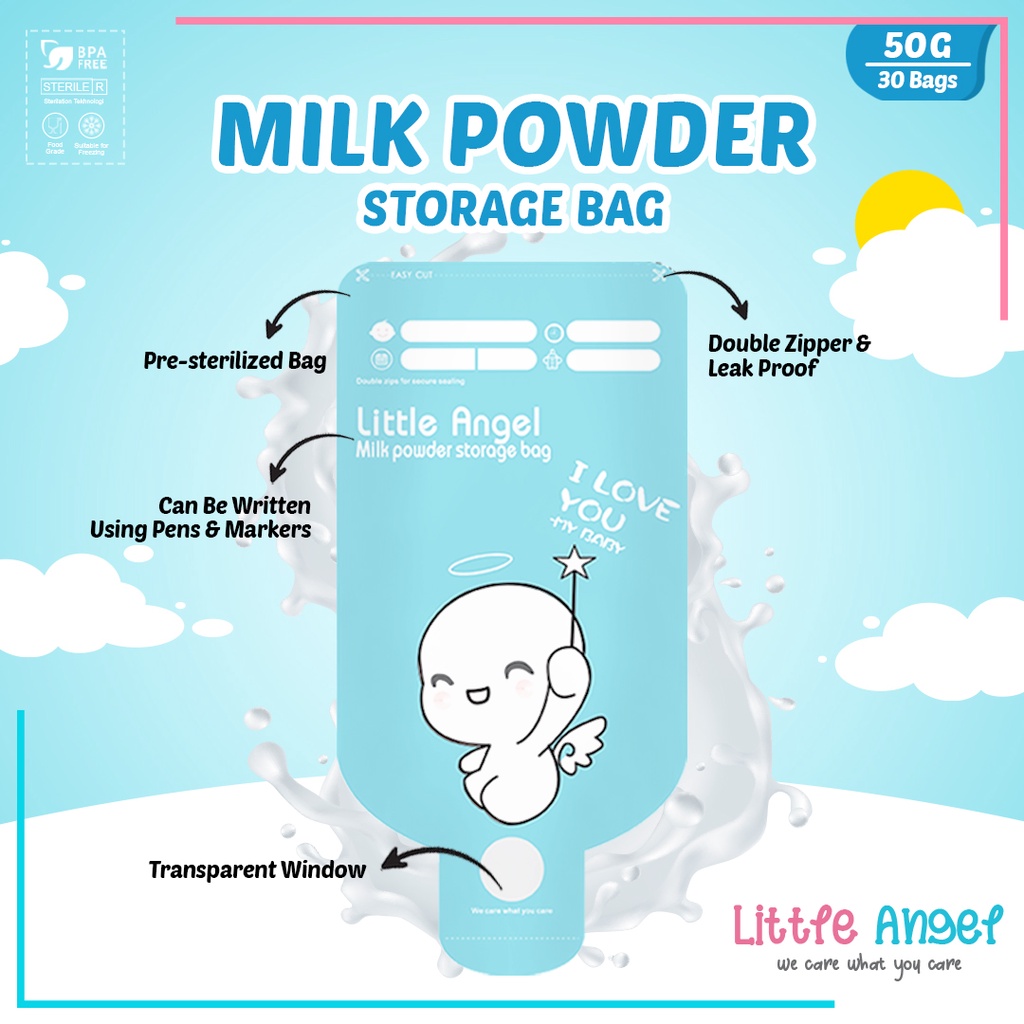 KANTONG SUSU BUBUK BAYI SUFOR PLASTIK SUSU FORMULA BABY MILK POWDER Storage Bag ORI 30pcs ASI COD