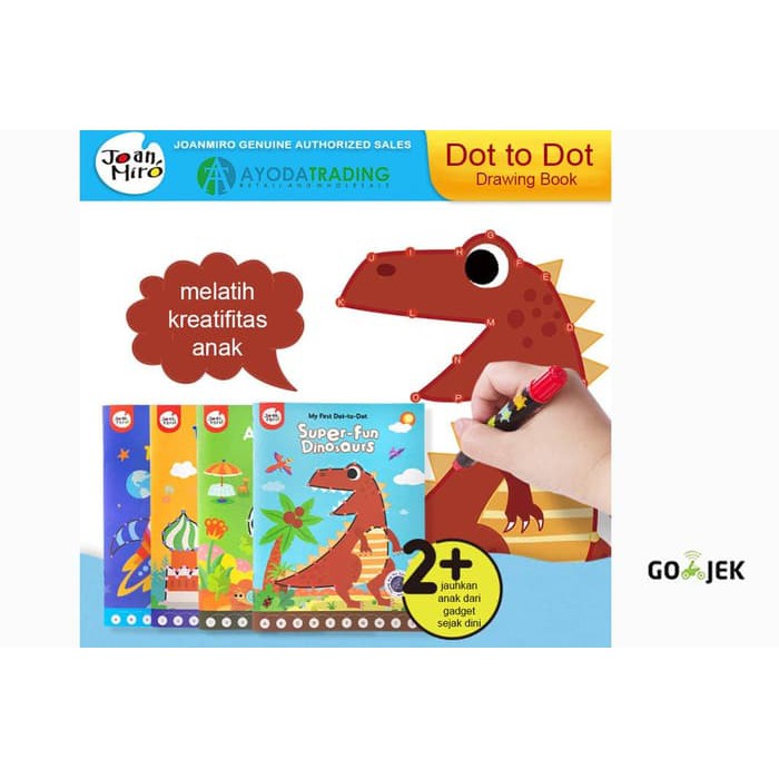 

Buku Gambar Mewarnai Dot to Dot Mainan Edukasi Early Learning BKIL_1281