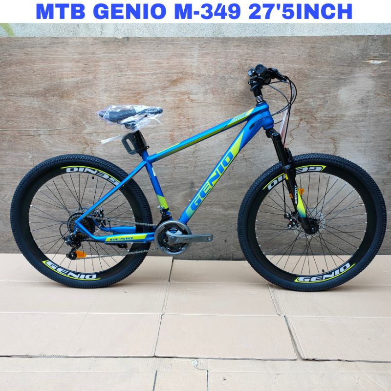 Sepeda Gunung MTB Genio M-349 27'5Inch 24Sp Hi-ten stell