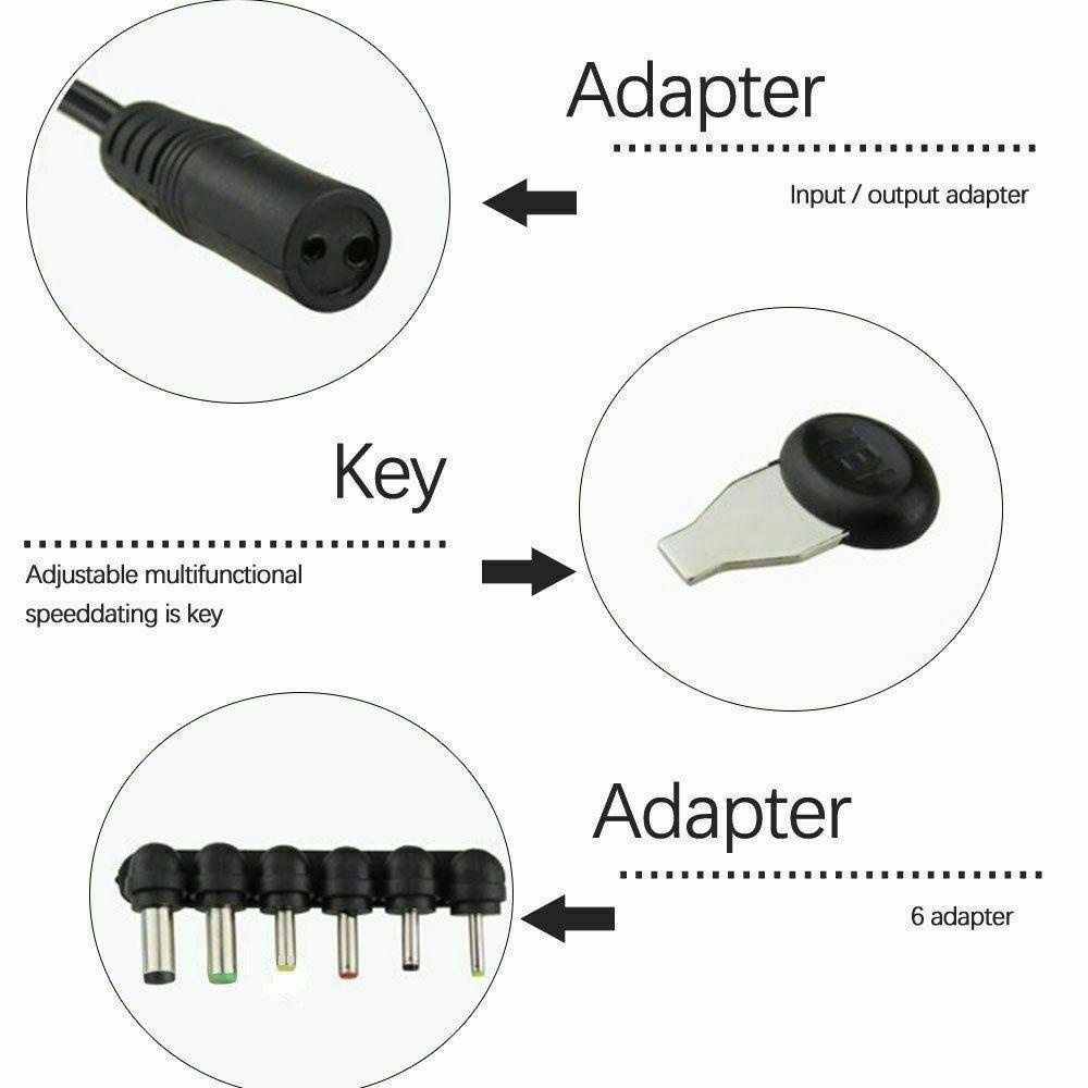 TOP Adaptor Power Suppl 3-12V Converter Kabel Charger Colokan AU Universal