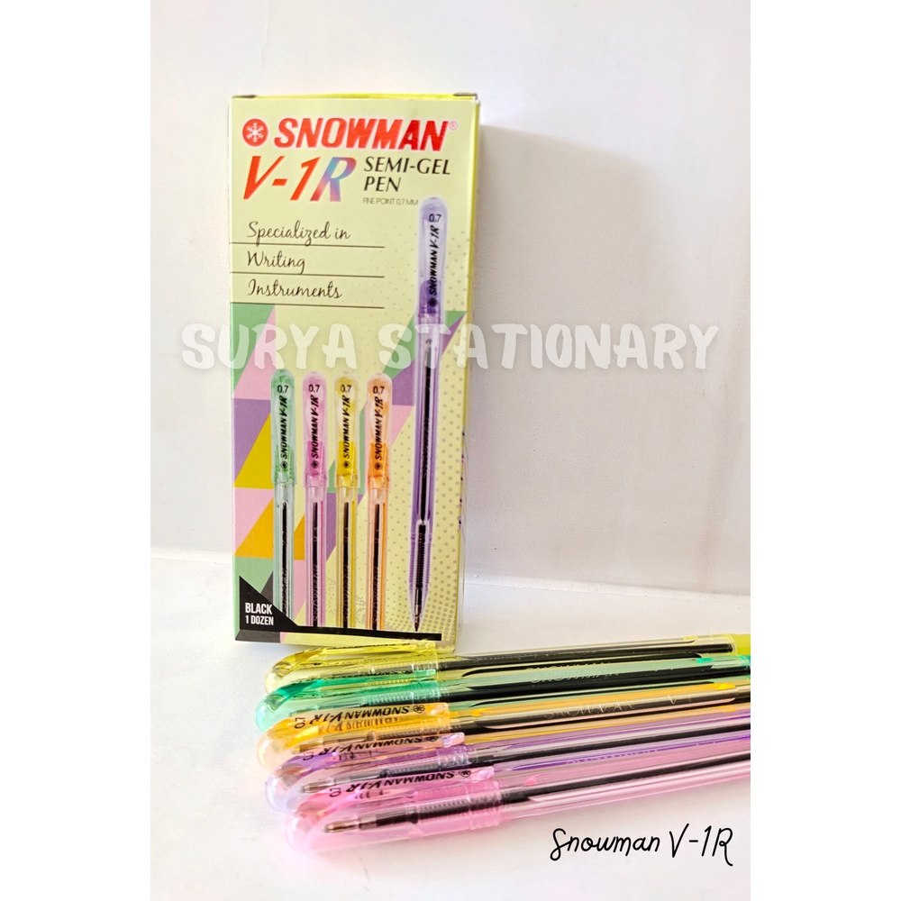 

(PAK) Pulpen Snowman V-1R / Bolpoin Snowman V-1R / Pulpen Murah