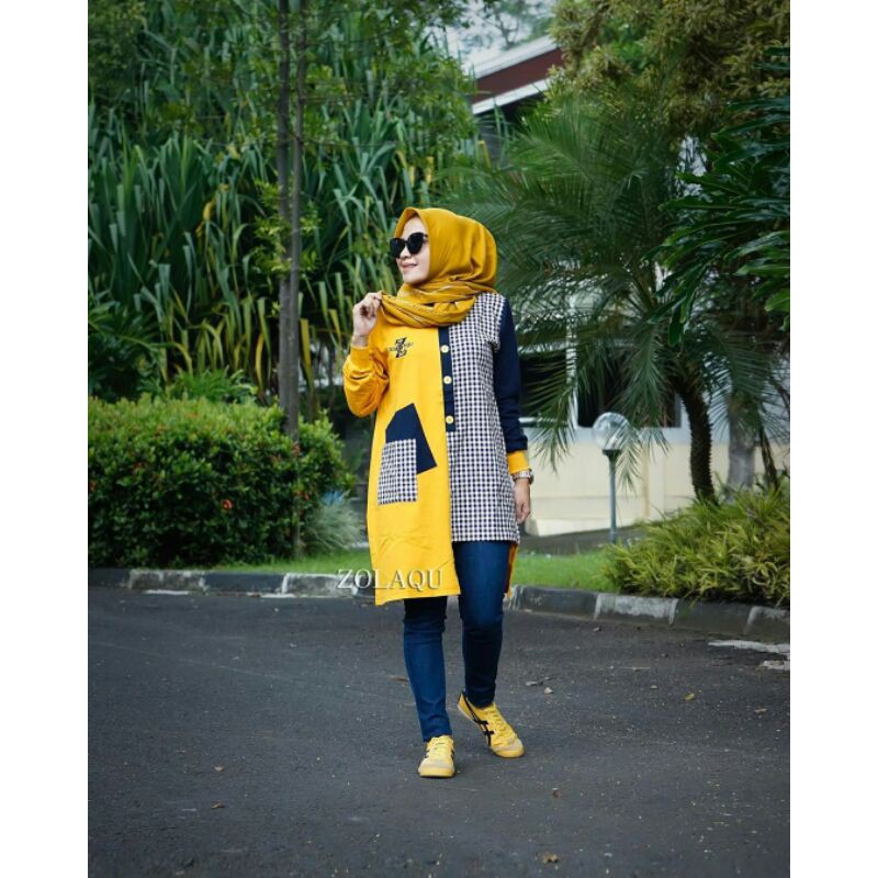 Fashion tunik ZOLAQU 100% ORI