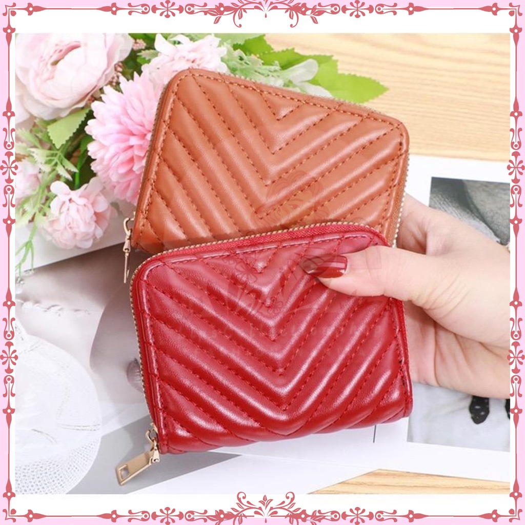 Dompet Kartu Wanita Motif Salur