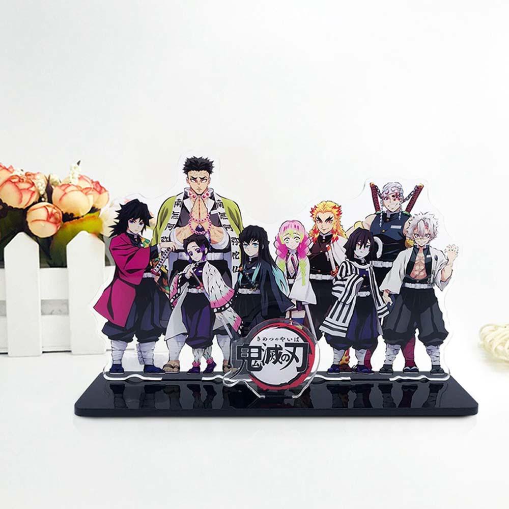 QUINTON Dekorasi Desktop Stand Akrilik Lucu Tanjiro Kamado Nidouzi Anime Jepang Istriku Zenyi Demon Slayer